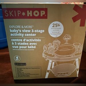 BRAND NEW SKIP HOP EXPLORE AND MORE BABY'S VIEW 3-STAGE ACTIVITY CENTER